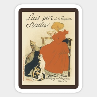 Lait Pur De La Vingeanne Sterilise Sticker